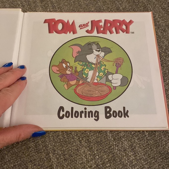NEW Warner Brothers Unique Hardbound Coloring Book “Tom & Jerry” 2004 - Picture 3 of 6